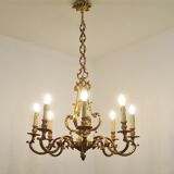 Lustre ancien en bronze