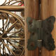 Vintage rattan screen from the 60s