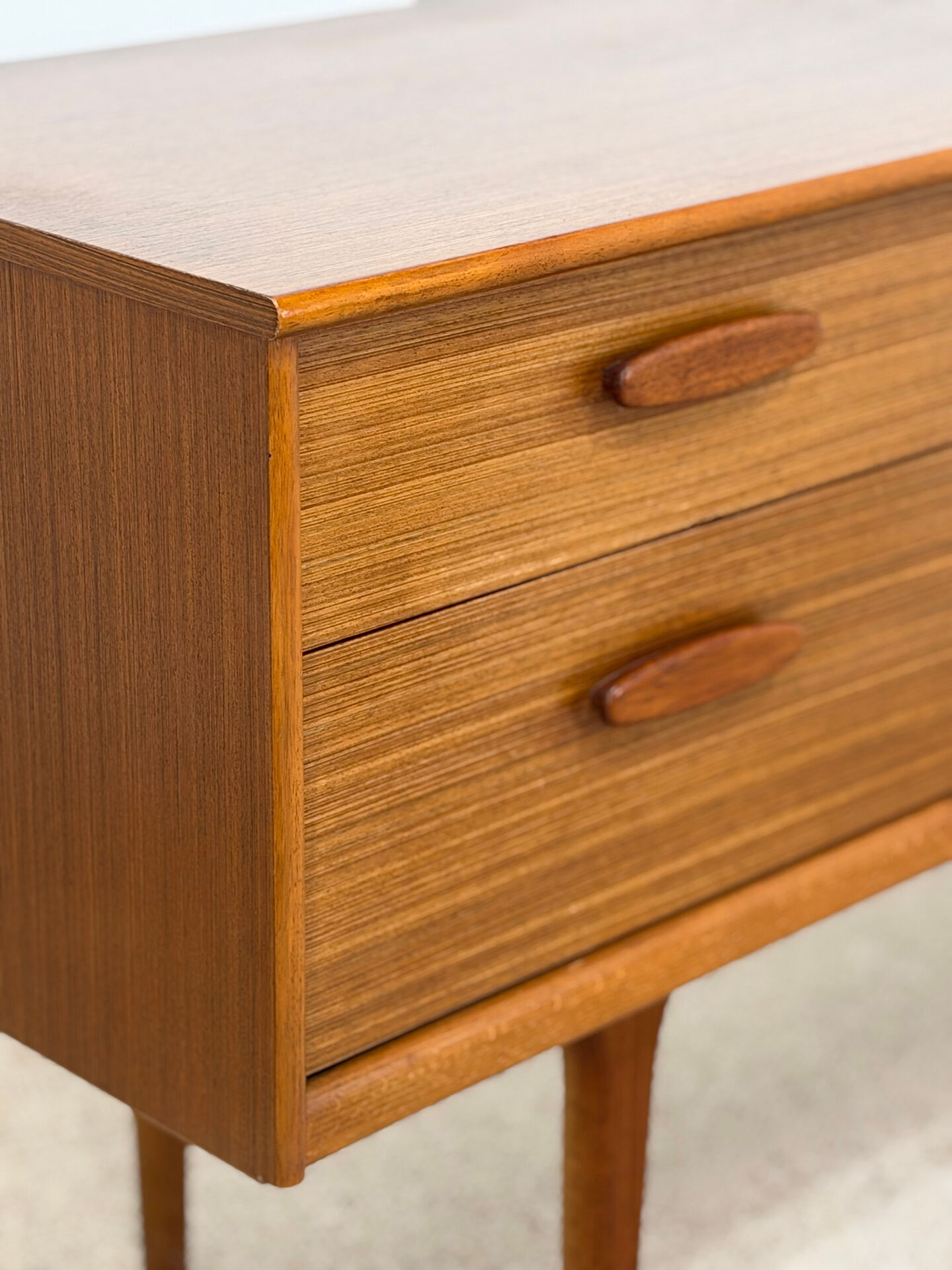 Low enfilade Austin Suite in teak – 1960s