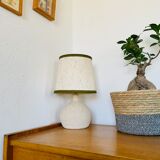 Vintage stone bedside lamp