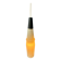 Suspension longue Mid-Century en verre opalin