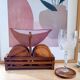 Sous verre en bois vintage