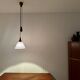 Oak Pendant Lamp with Counterweight by Uno and Östen Kristiansson