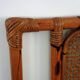 Bamboo and cane headboard from the 1970s.