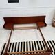 Scandinavian double teak bed