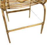 Basket rattan on feet