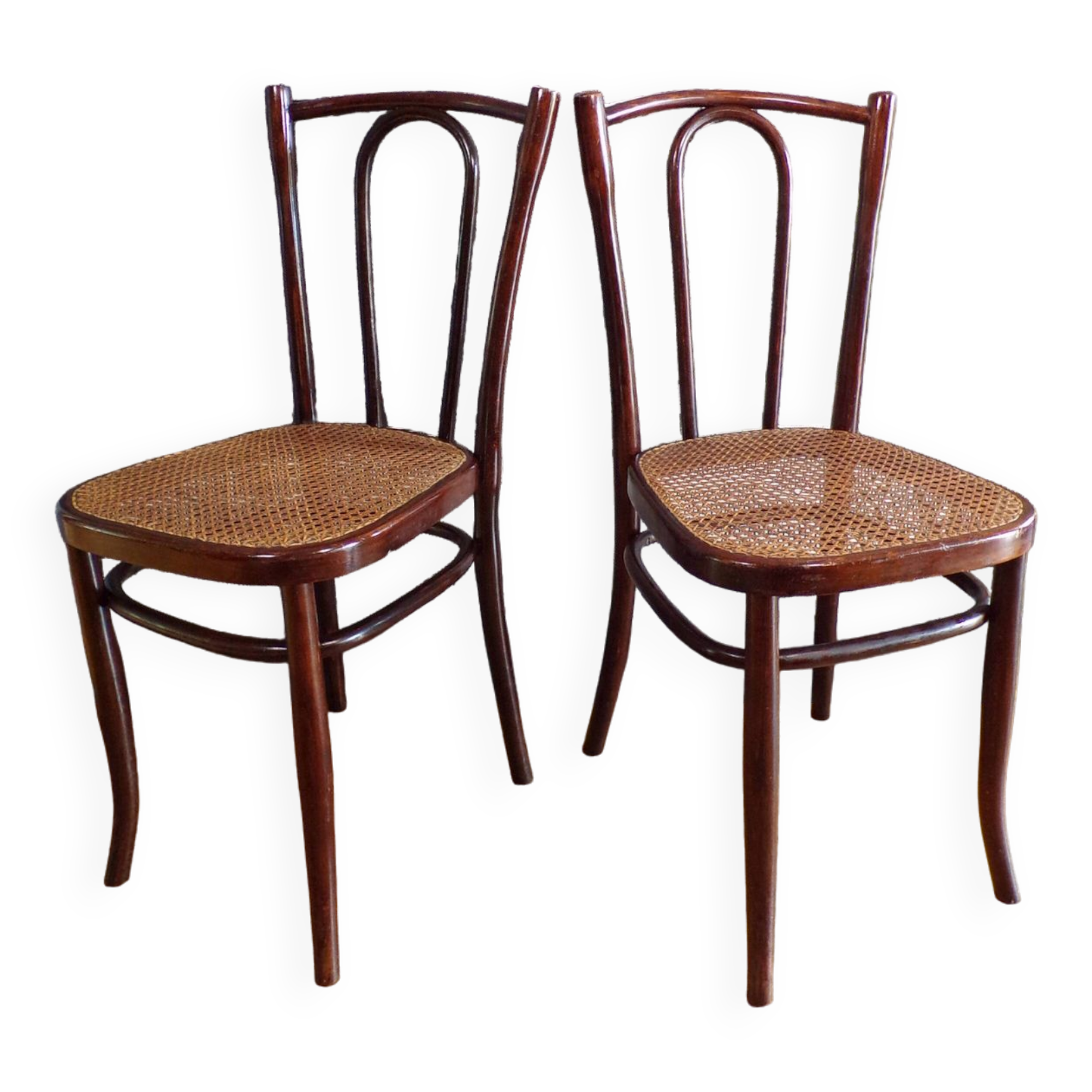 2 old Mundus bistro chairs