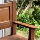 Singing bench / bench with storage chest in solid oak