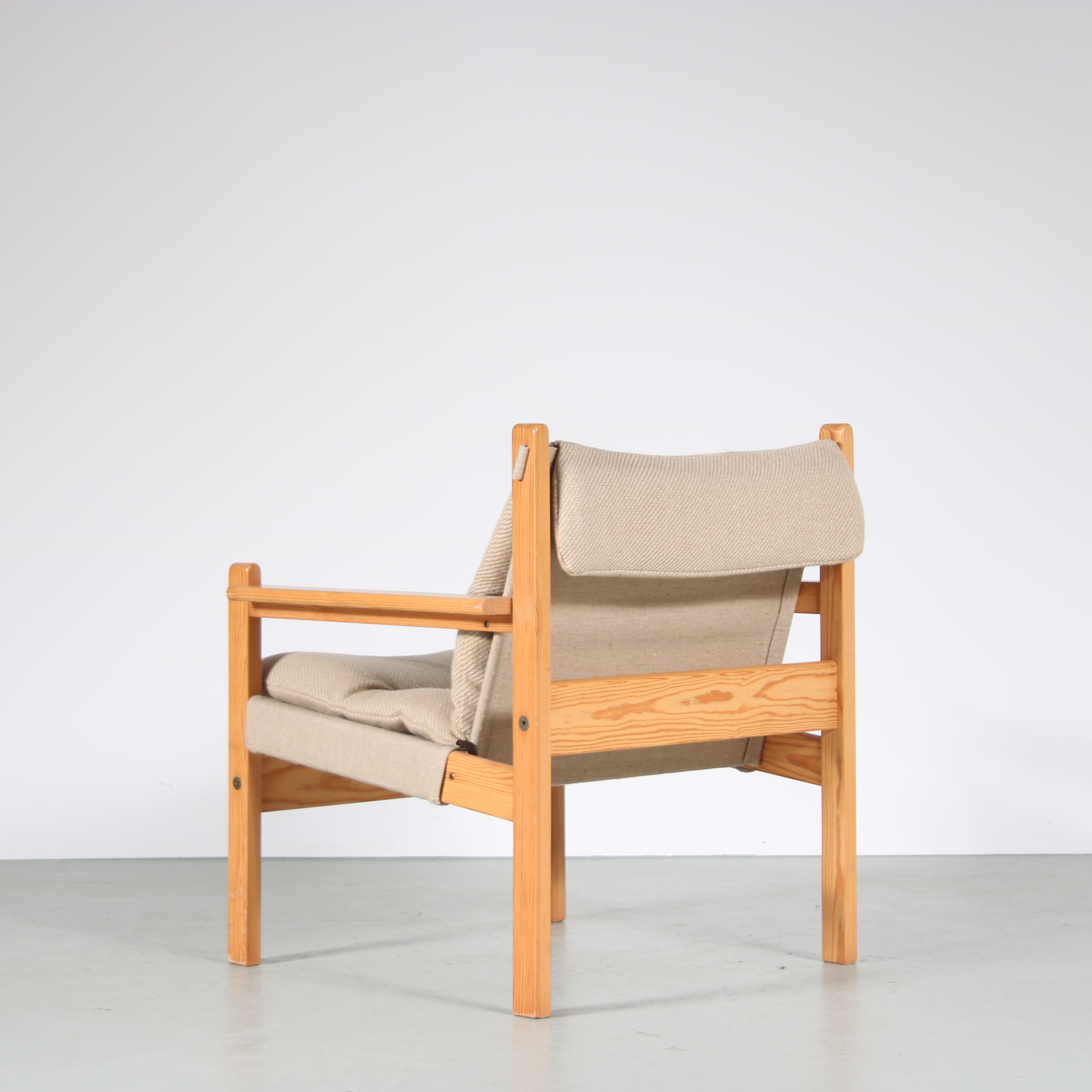 1970s Easy chair by Sorlie Mobler Sarpsborg, Norway