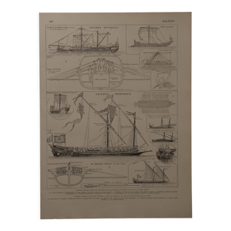 Original lithograph on galleys