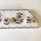 Moustiers earthenware hook / tea towel holder