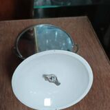 Chrome metal ceramic dressing table mirror