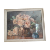 Aquarelle bouquet de roses