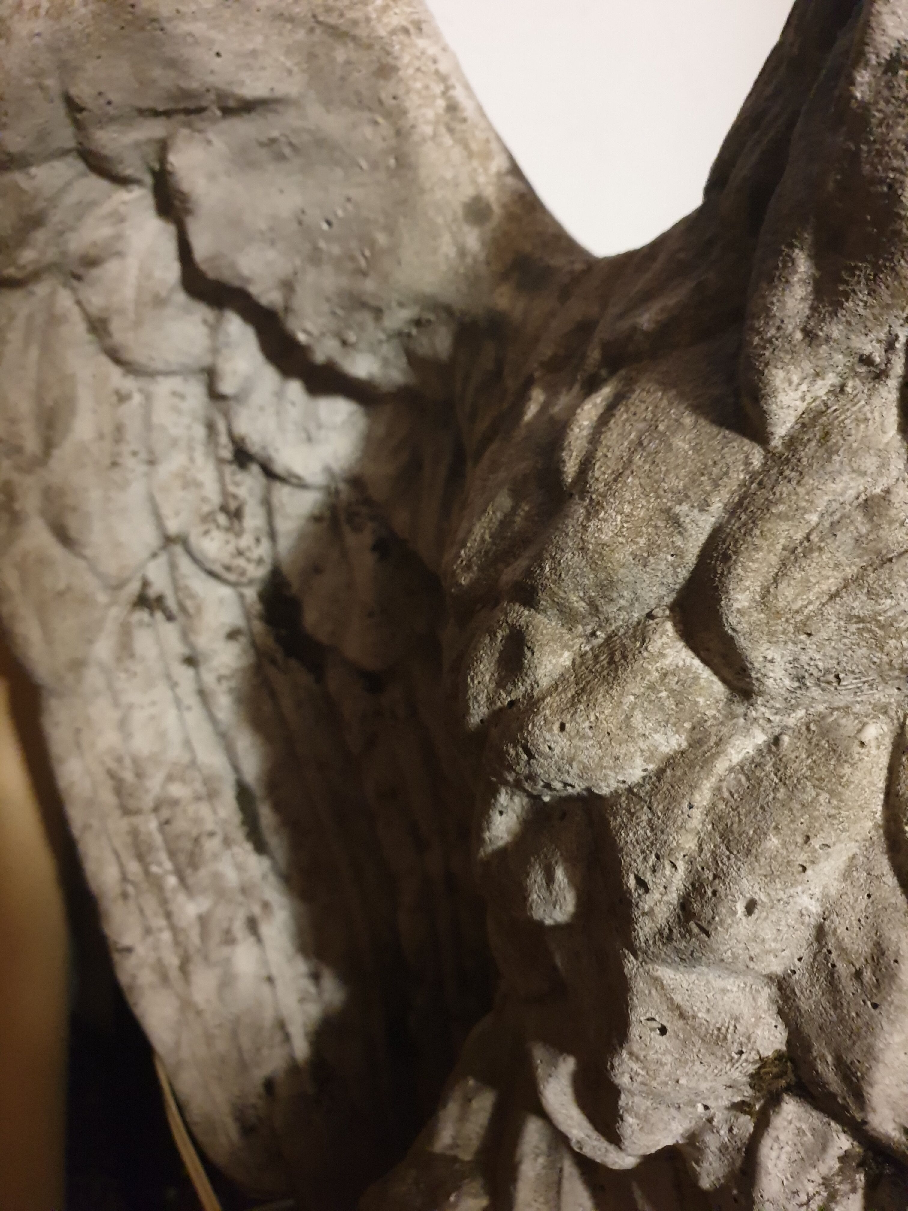 Imperial eagle in fiber cement XXth