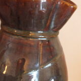 Glazed pitcher - ceramic probably signed Japan