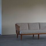 Mid Century Swedish Three Seater Sofa by Carl Malmsten, Model "Visingsö", 1960s