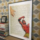 Tirage signé collage Puzzle Tarzan