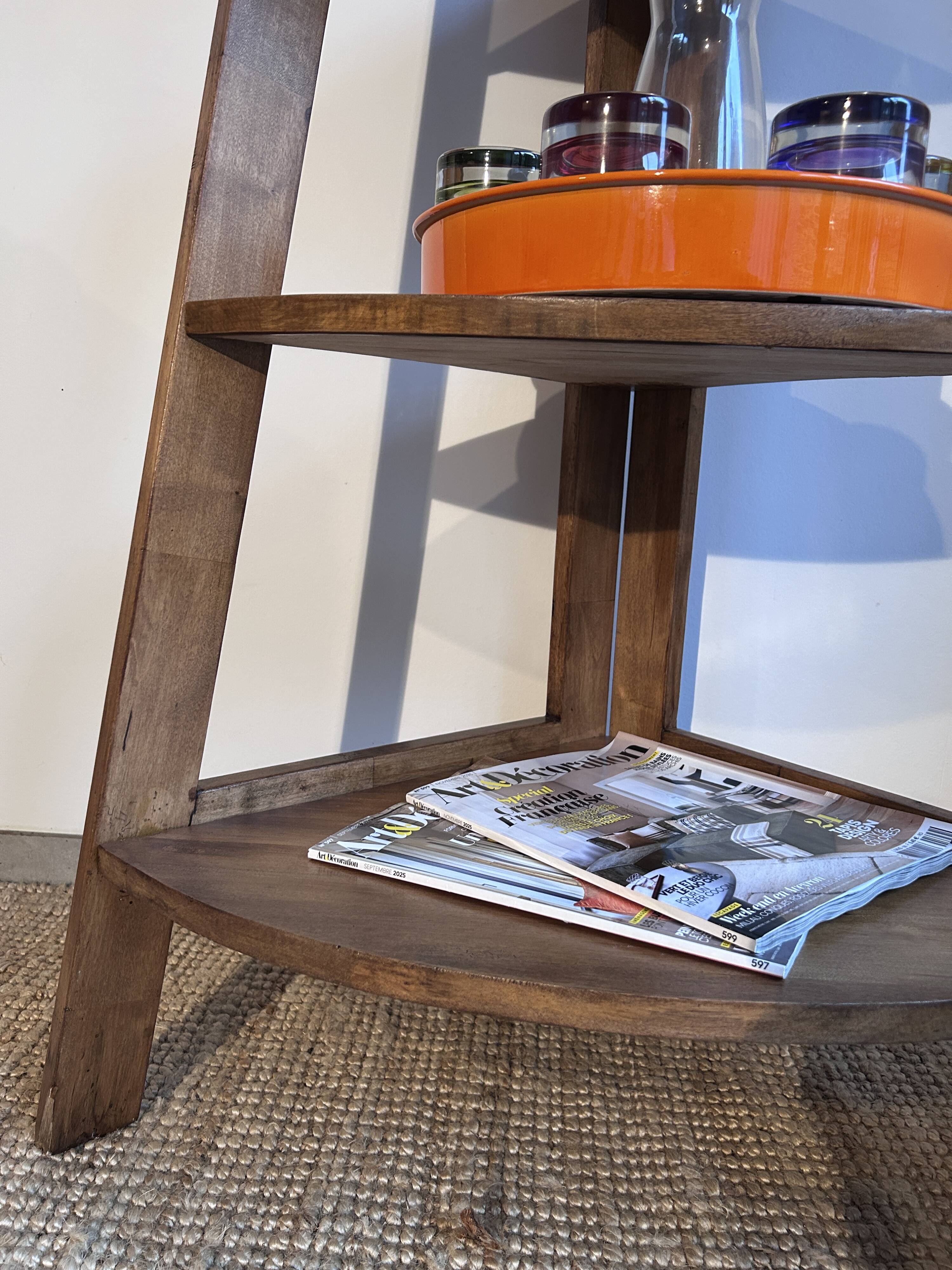 Mid-century reconstruction corner shelf