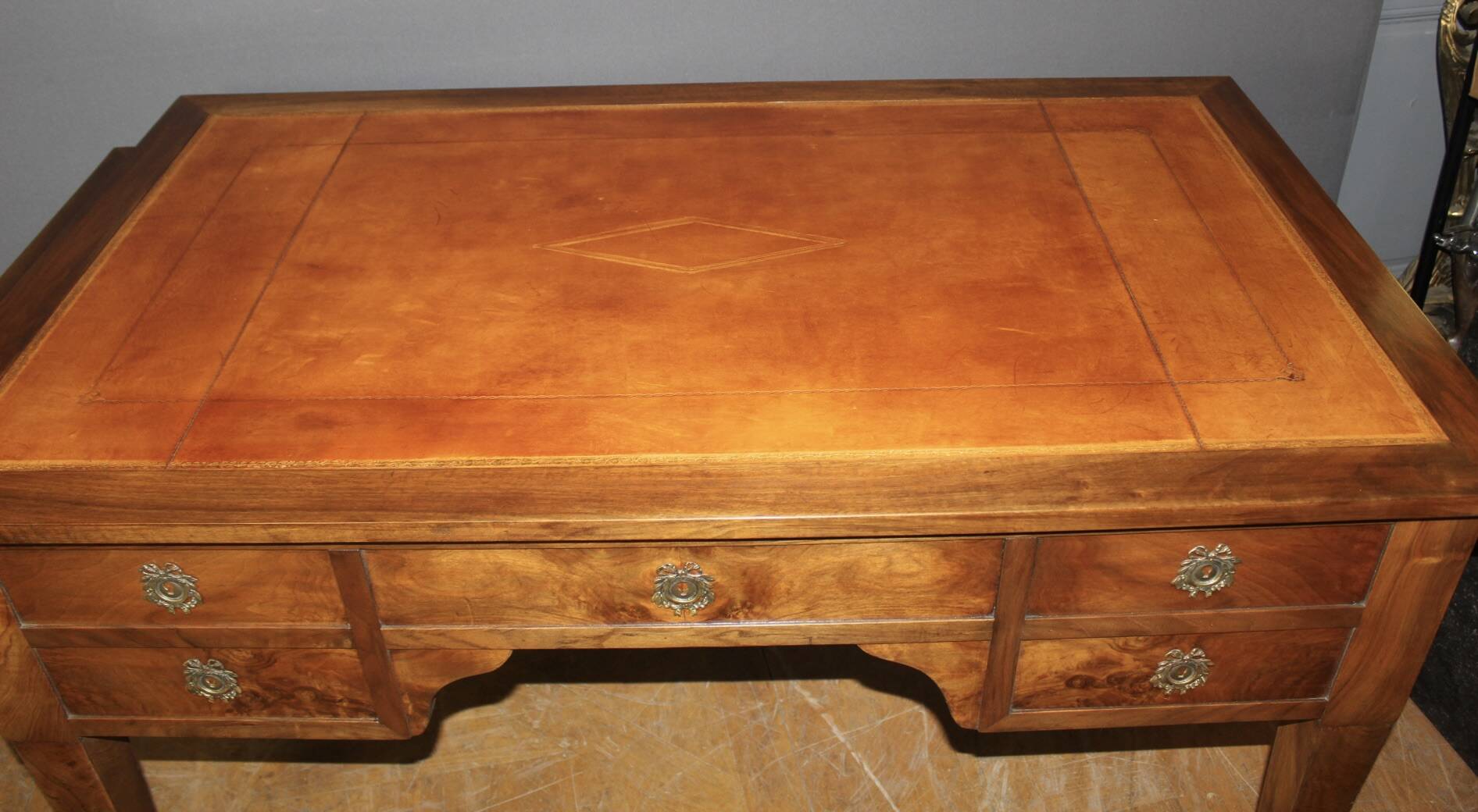 Walnut Restoration Desk 19th Century