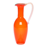 Tall pitcher in bright orange