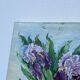 Bouquet of flowers old painting