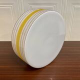 Large glass wall light Scandinavian design 1950.