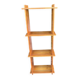 Brutalist pine shelf