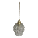 Vintage glass globe lamp