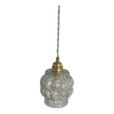 Vintage glass globe lamp