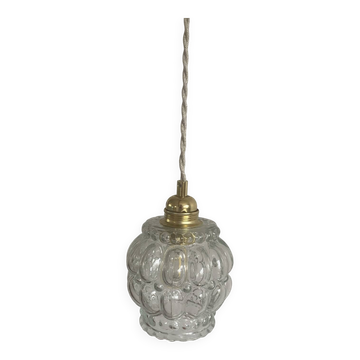 Baladeuse globe vintage en verre