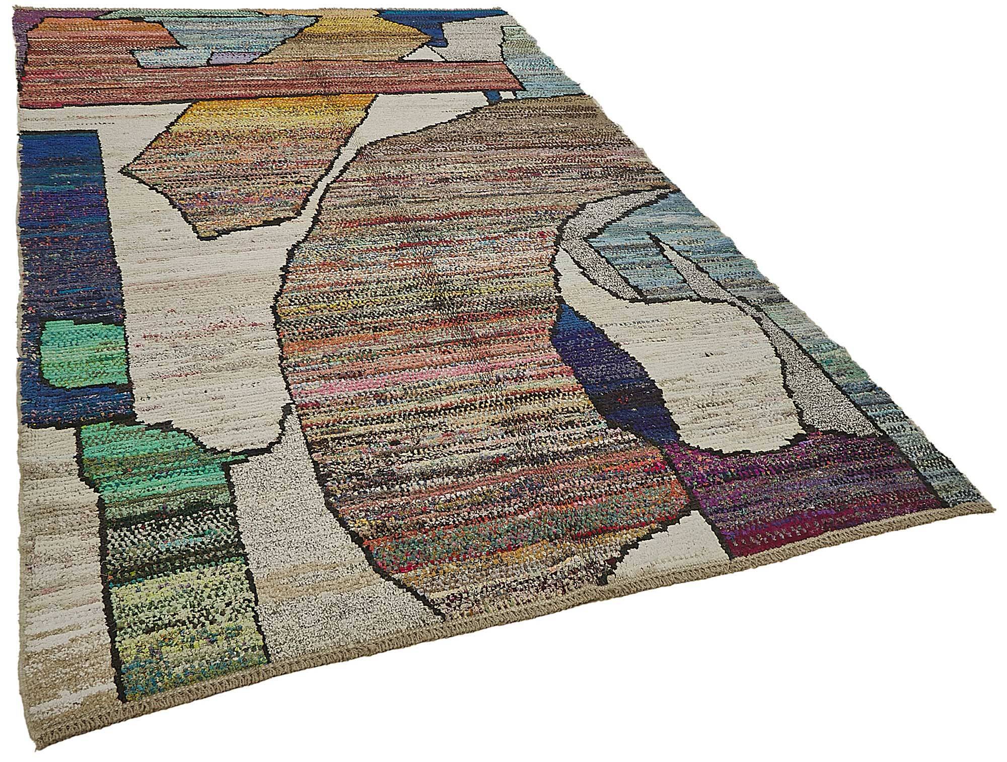 Handwoven Turkish Recycled Boho Rug 200 cm x 310 cm