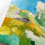 Original Mediterranean landscape canvas