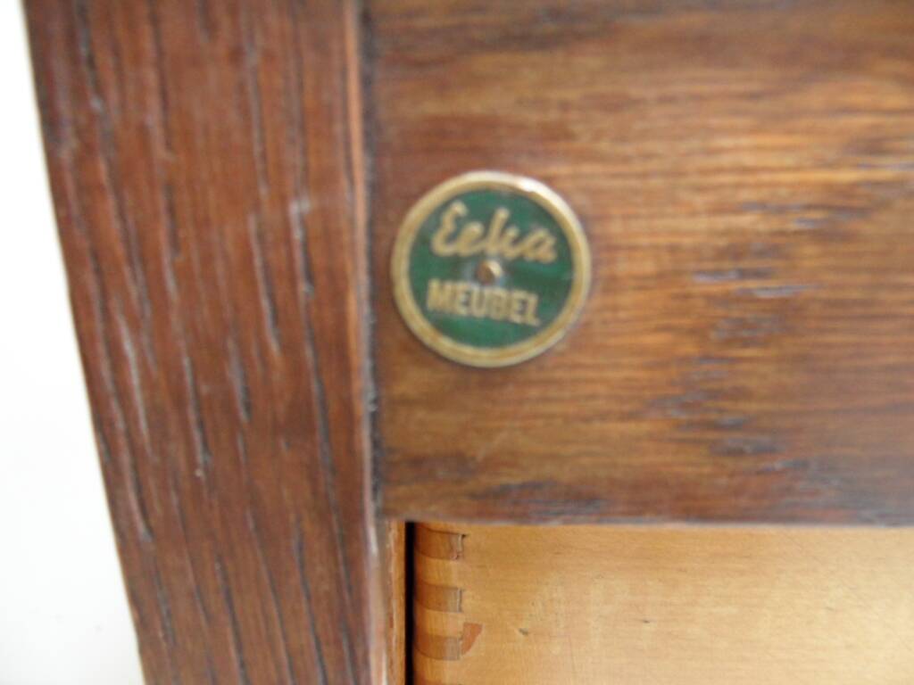 Vintage filing cabinet with roller shutter