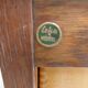 Vintage filing cabinet with roller shutter