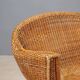 Vintage wicker and bamboo sofa, Italian design, 1950s-1960s.