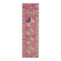 Vintage Turkish Hand-Knotted Wool Cotton Pink Runner Rug 100x335