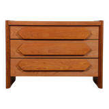 Commode vintage en orme massif, 1980