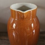 Speckled stoneware carafe/pitcher, Digoin