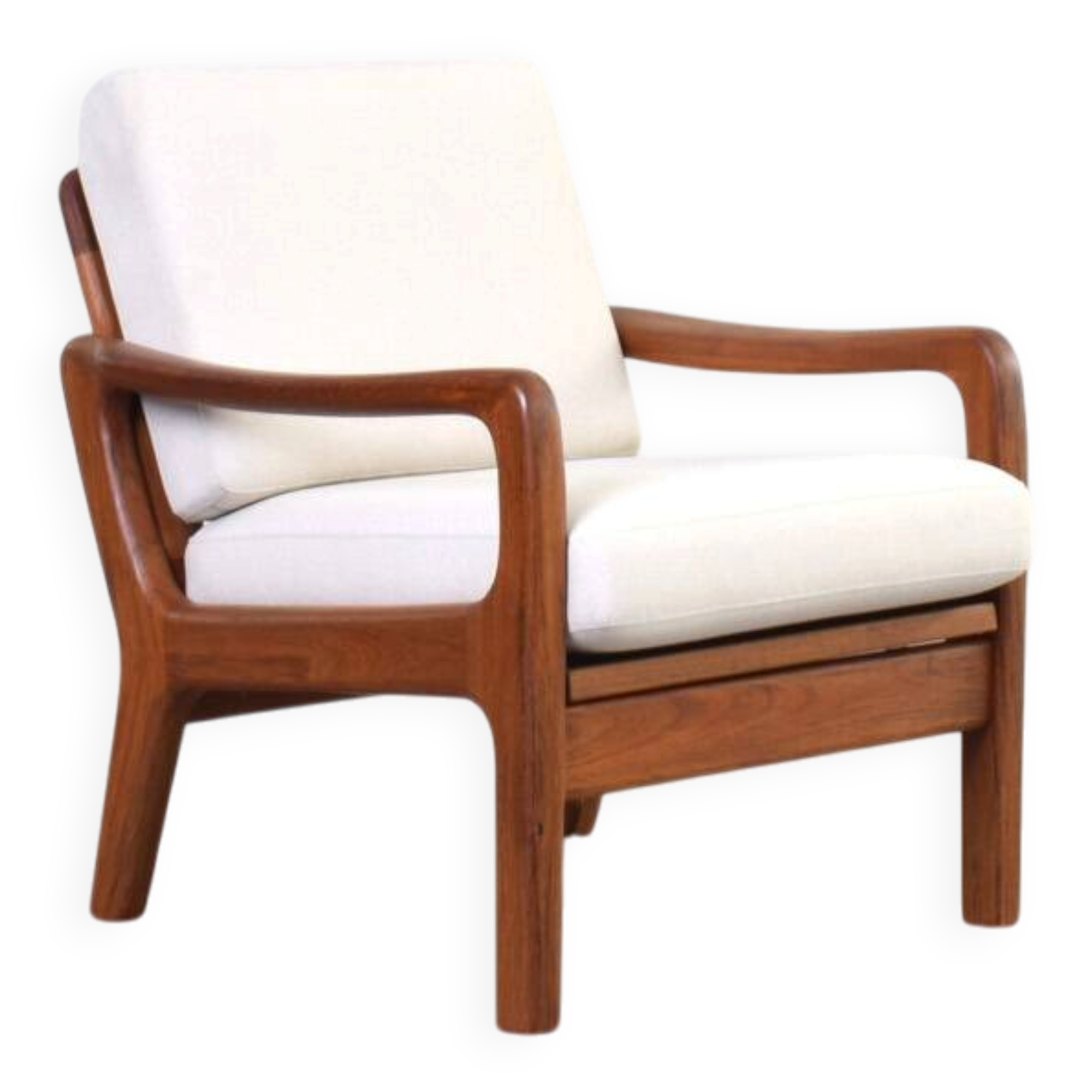 Lounge chair by Juul Kristensen and danich teak lounge chair, set of 2