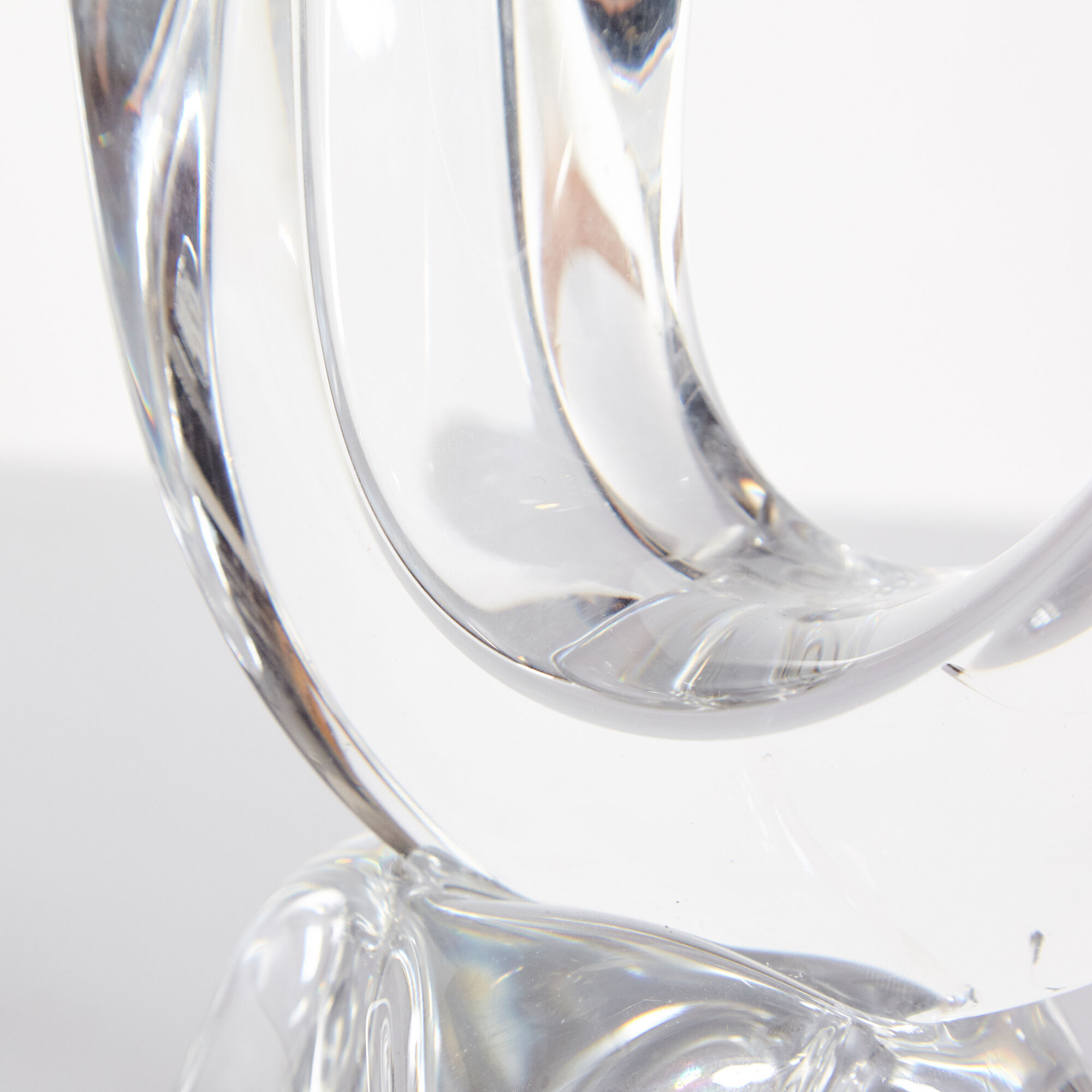 French crystal candlestick