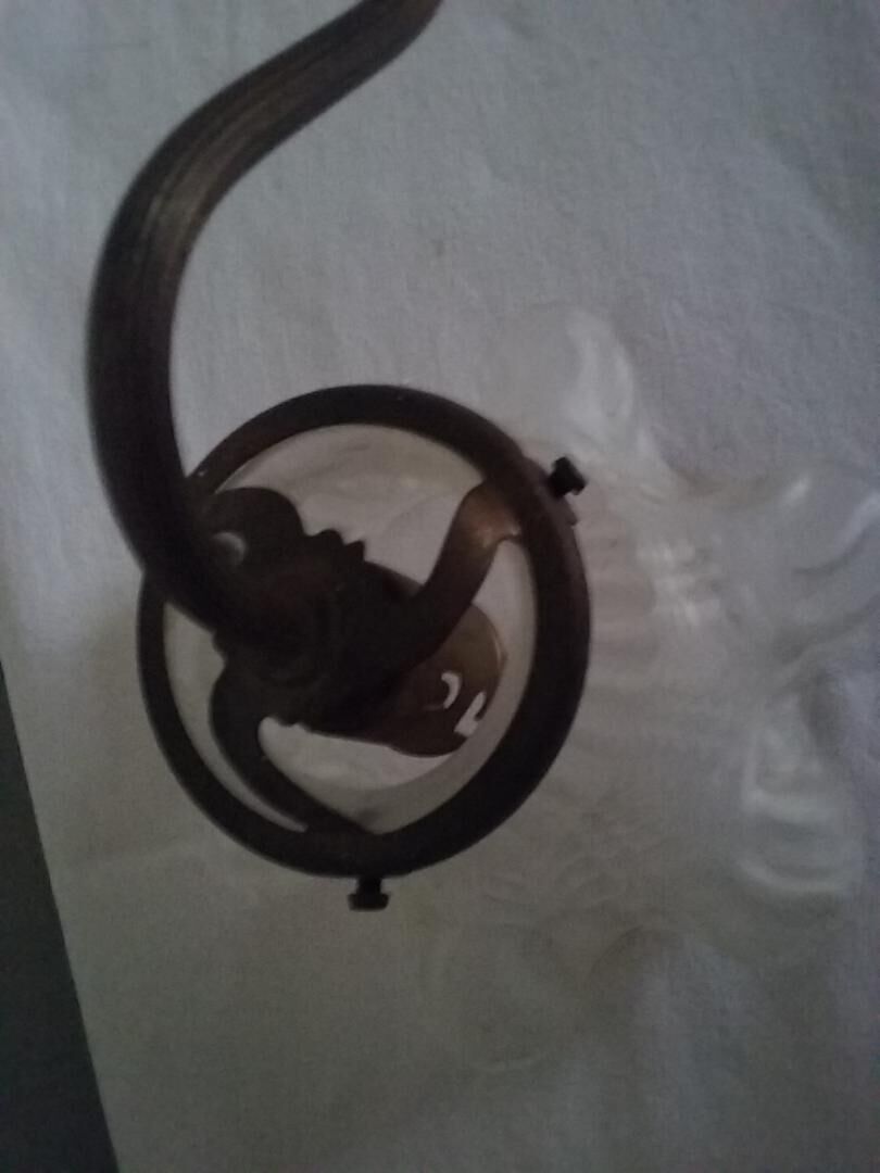 Art deco tulip wall sconce