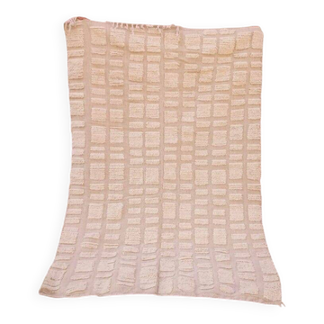 Tapis en laine naturelle tissé main traditionnelle taille 100 x 200 cm