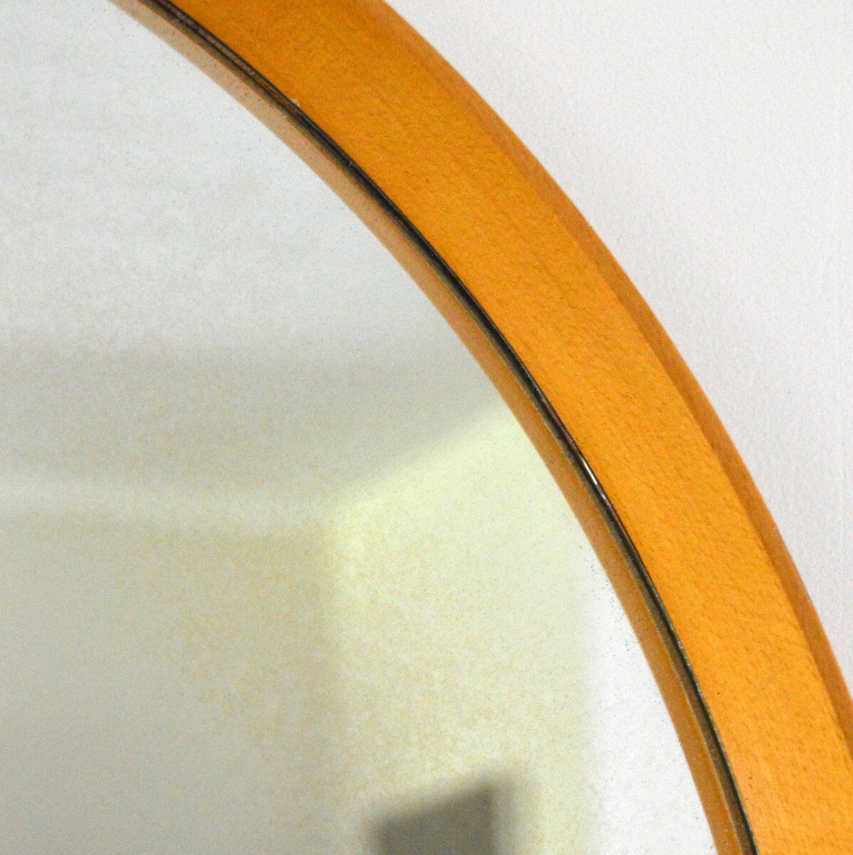 Scandinavian round mirror 1970s - 71cm