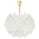 Large glass chandelier Tulipan by Kalmar, Austria, 1960s