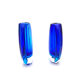 Pair of Murano Sommerso Multilayer Vases - Gallery Condition - Flávio Poli