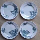 Set of 4 Regent BFK 1920 dinner plates