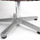 Pair of leather visitor armchairs by Eugen Schmidt