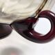Set of Ten Smoked and Crimson Murano Glass Dessert Bowls in the style of Ze