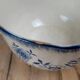 Antique Sarreguemines blue & white cup – French earthenware