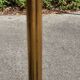 old floor lamp / gilded bronze light fixture / vintage